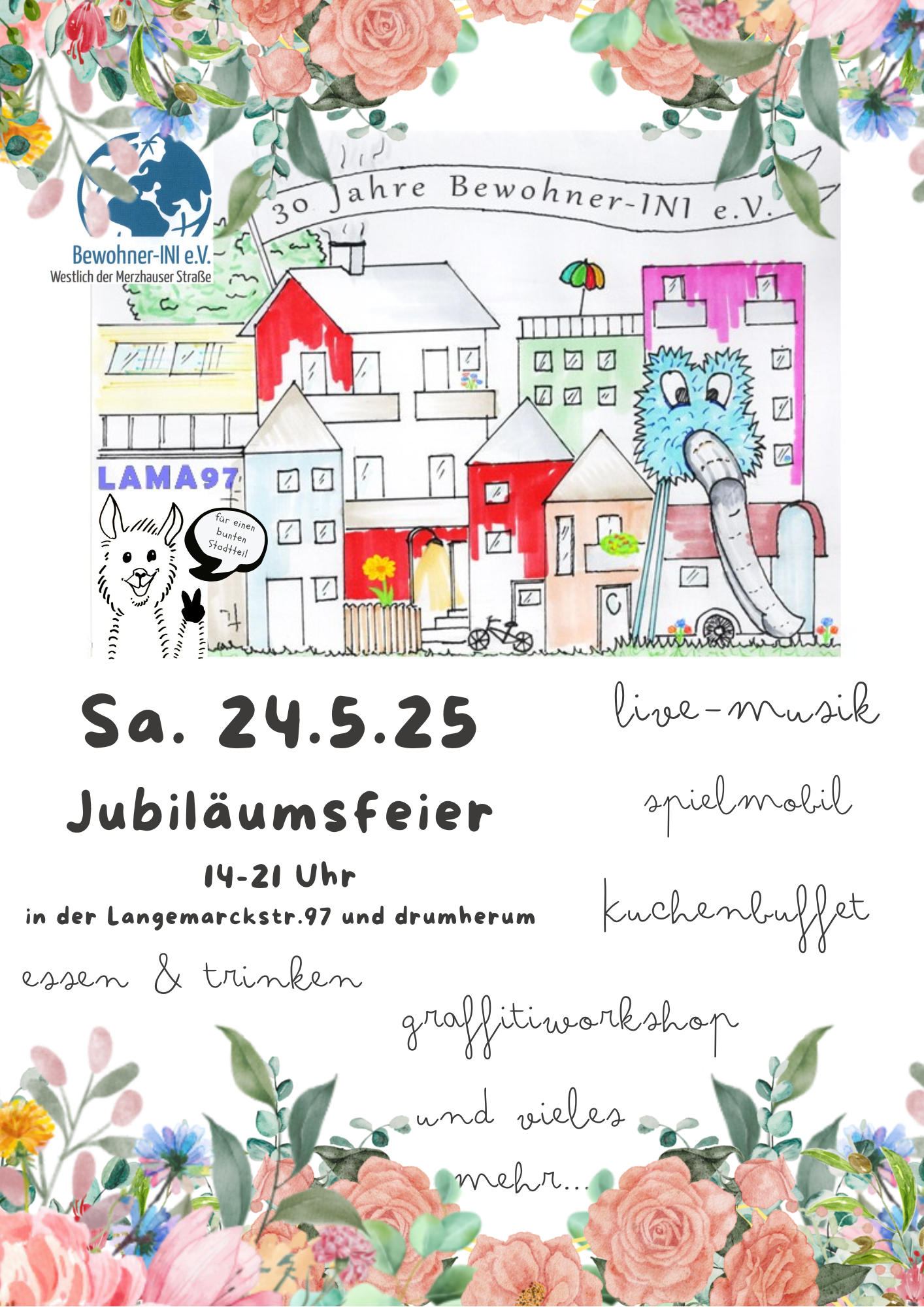 Flyer Jubiläumskonzert 2025